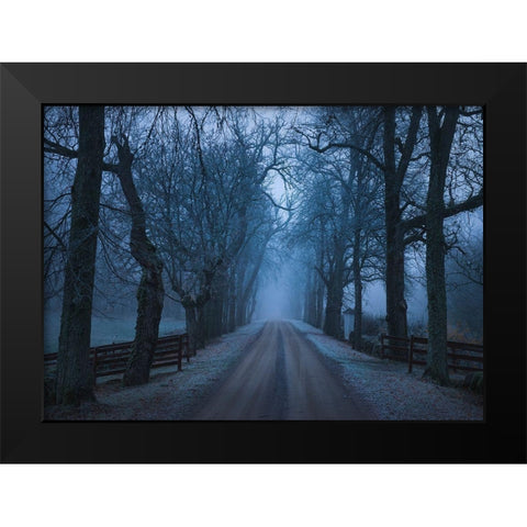 Sleepy Hollow Black Modern Wood Framed Art Print by Lindsten, Christian