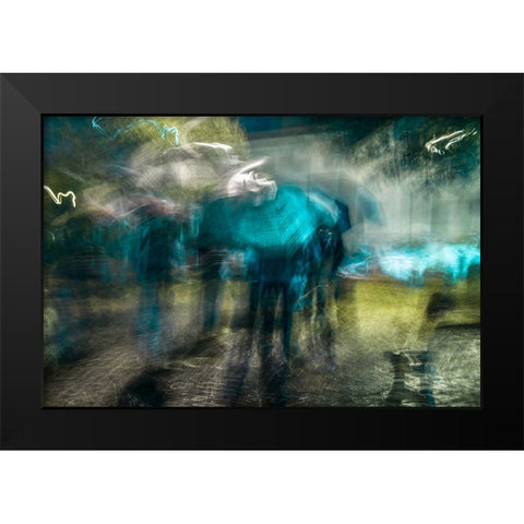 Meet Me ... Despite. Black Modern Wood Framed Art Print by Traverso, Alessandro