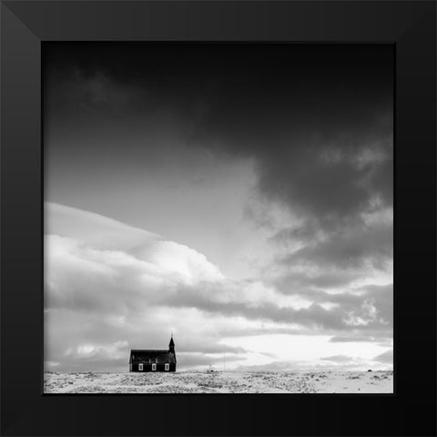 Hope In The Wilderness Black Modern Wood Framed Art Print by Bolton, Robert