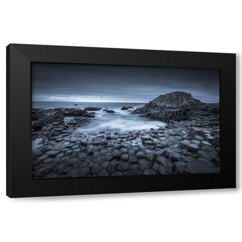 Where Giants Roam Black Modern Wood Framed Art Print by Ahern, David