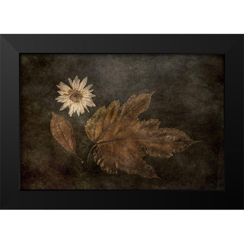 The Trio Black Modern Wood Framed Art Print by Kiral, Cicek