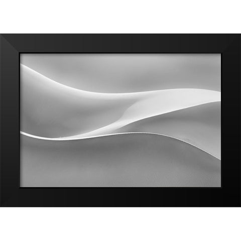 Restless Black Modern Wood Framed Art Print by Asghar Alimoradi, Ali