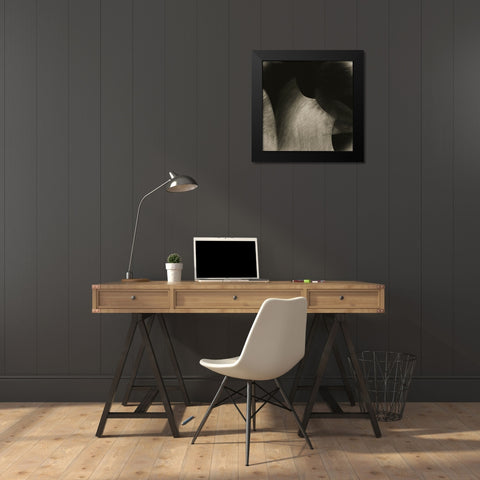 Roccia Black Modern Wood Framed Art Print by Claes, Gilbert