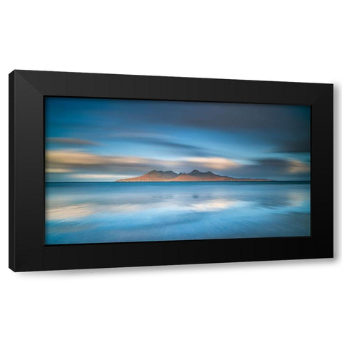 An Epic Sunrise In Eigg Black Modern Wood Framed Art Print with Double Matting by Ruoppolo, Luigi