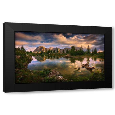 Limides... Black Modern Wood Framed Art Print by Browko, Krzysztof