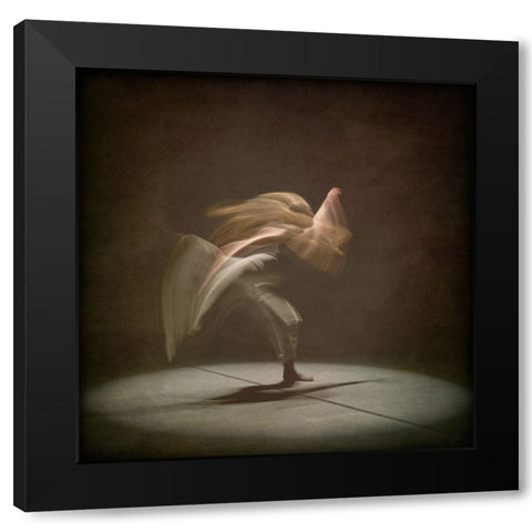 Transformer Of Dance Black Modern Wood Framed Art Print by Borges, Nuno