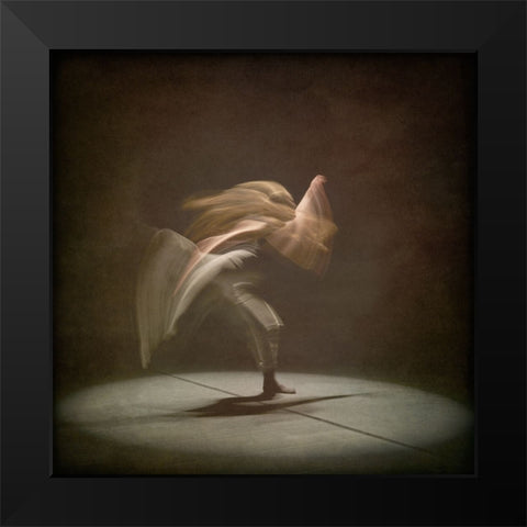 Transformer Of Dance Black Modern Wood Framed Art Print by Borges, Nuno