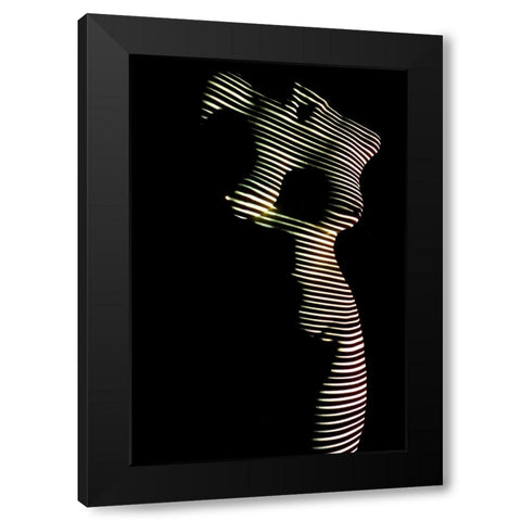 Untitled Black Modern Wood Framed Art Print with Double Matting by Dzyubin, Dmitry