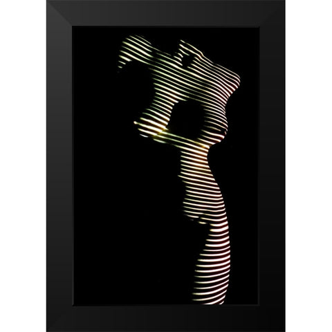 Untitled Black Modern Wood Framed Art Print by Dzyubin, Dmitry