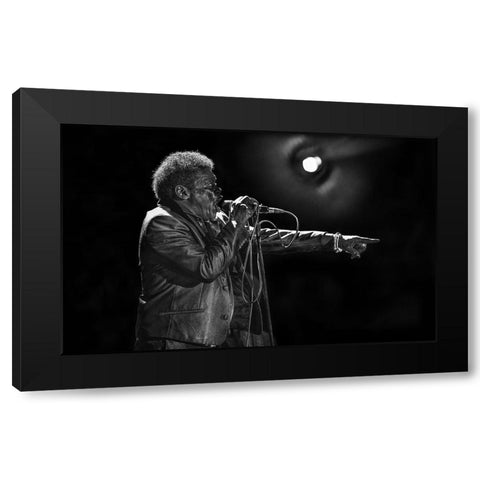 You Black Modern Wood Framed Art Print with Double Matting by Domont, Jois