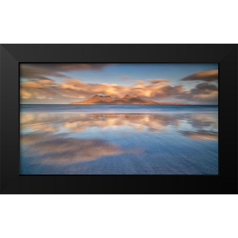 The Golden Island Black Modern Wood Framed Art Print by Ruoppolo, Luigi