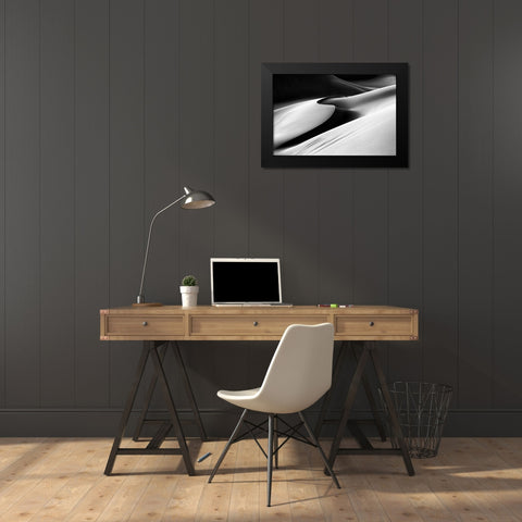 Untitled Black Modern Wood Framed Art Print by Momeni, Mohammadreza