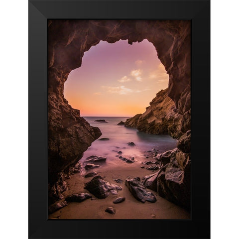 Leo Carrillo Black Modern Wood Framed Art Print by Rohr, Declan