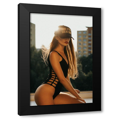Summer In The City [Paula M] Black Modern Wood Framed Art Print with Double Matting by Krystynek MQEP, Martin
