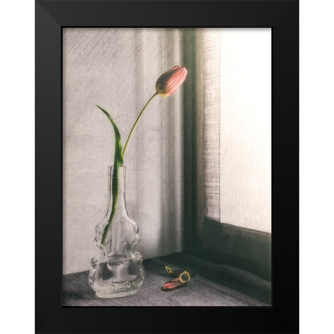 Melanchonic Mood Black Modern Wood Framed Art Print by Giani, Cristiano