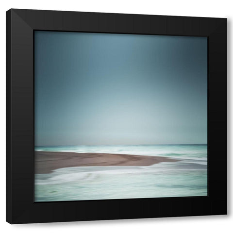 Coast Black Modern Wood Framed Art Print by Wasinger, Renate