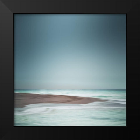 Coast Black Modern Wood Framed Art Print by Wasinger, Renate