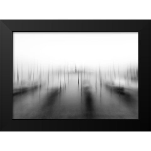 Venezia (AuAdandfrac14;AeM) Black Modern Wood Framed Art Print by Deng, Larry
