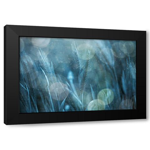 Fantastic Nature Black Modern Wood Framed Art Print by Kiral, Cicek