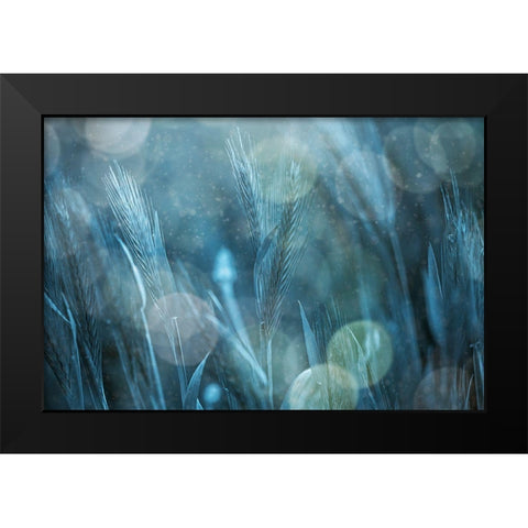 Fantastic Nature Black Modern Wood Framed Art Print by Kiral, Cicek