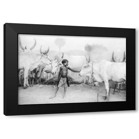 A Symbiotic Bond Black Modern Wood Framed Art Print with Double Matting by Cole, Trevor