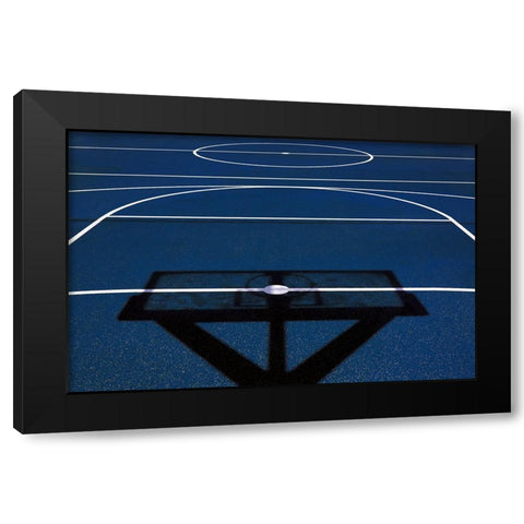 The Court Black Modern Wood Framed Art Print by Hawerkamp, Hans-Wolfgang