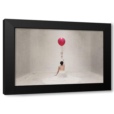 The Gift Black Modern Wood Framed Art Print with Double Matting by Benvenuti, Laura