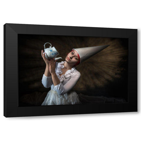 Untold Dreams Black Modern Wood Framed Art Print with Double Matting by Galon Ma, Derek