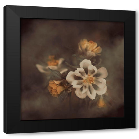 Distant Realms Black Modern Wood Framed Art Print with Double Matting by Kiral, Cicek