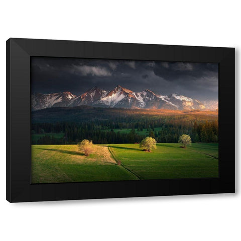 After Storm Black Modern Wood Framed Art Print by Nienartowicz, Karol