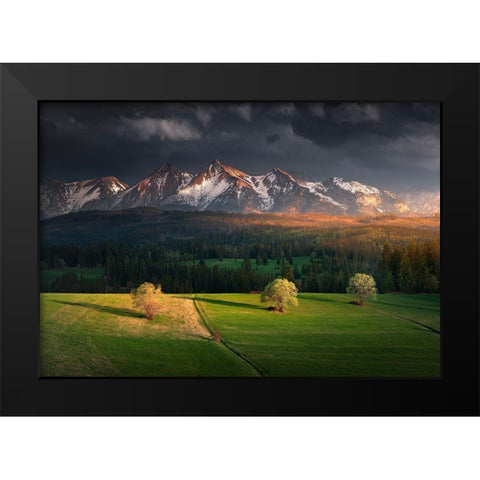 After Storm Black Modern Wood Framed Art Print by Nienartowicz, Karol