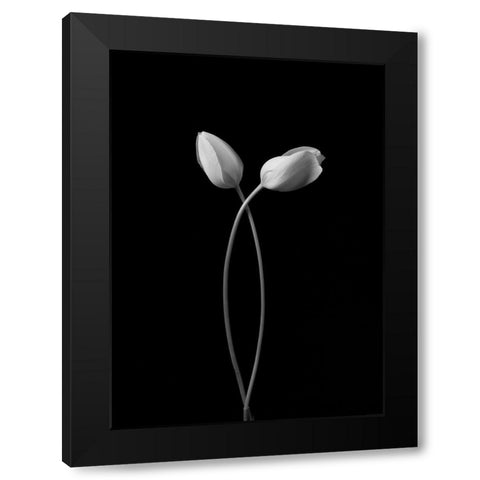 Hug Black Modern Wood Framed Art Print by Xu, Tony
