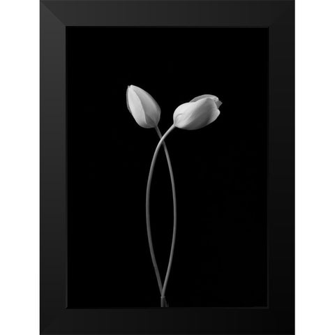 Hug Black Modern Wood Framed Art Print by Xu, Tony