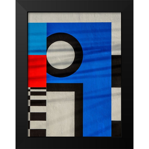 I Black Modern Wood Framed Art Print by Surleac, Marius