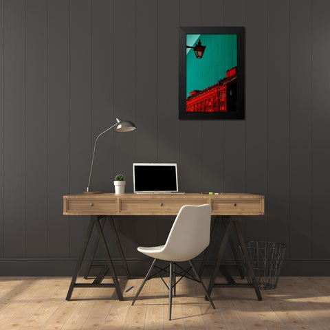 A Light At The Window. Black Modern Wood Framed Art Print by Hamilton, Chris