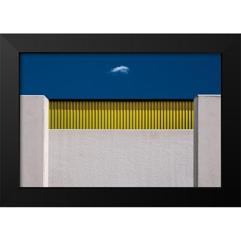 The Cloud Black Modern Wood Framed Art Print by Endermann, Rolf