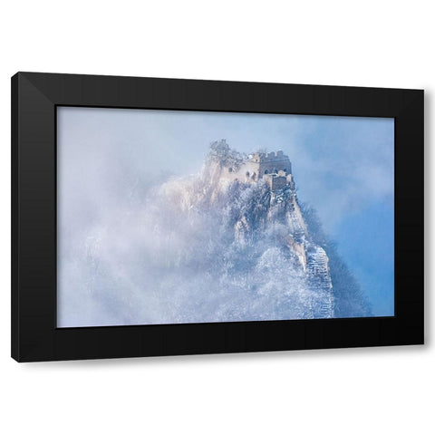Vicissitudes Of Life Black Modern Wood Framed Art Print by Simoon