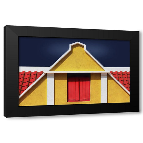 The Hatch Black Modern Wood Framed Art Print by Hawerkamp, Hans-Wolfgang