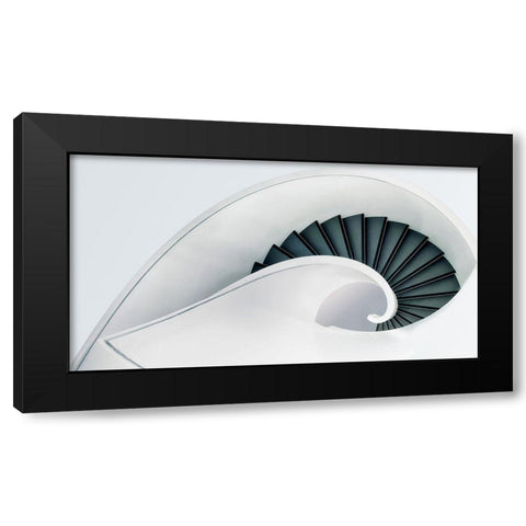 The Wave Black Modern Wood Framed Art Print with Double Matting by Ohlendorf, Anette