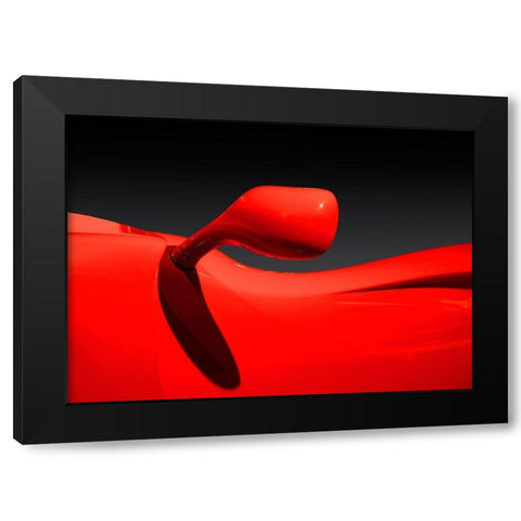 Untitled Black Modern Wood Framed Art Print with Double Matting by Nabeel, Ibrahim