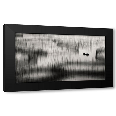 Livelihood Circles ... Black Modern Wood Framed Art Print by Abdulazim, Ahmed