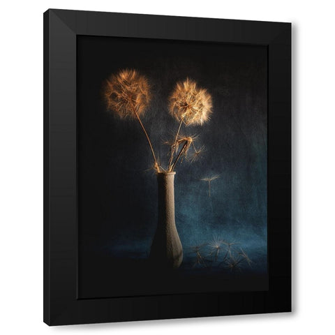 Untitled Black Modern Wood Framed Art Print with Double Matting by Grambone, Antonio