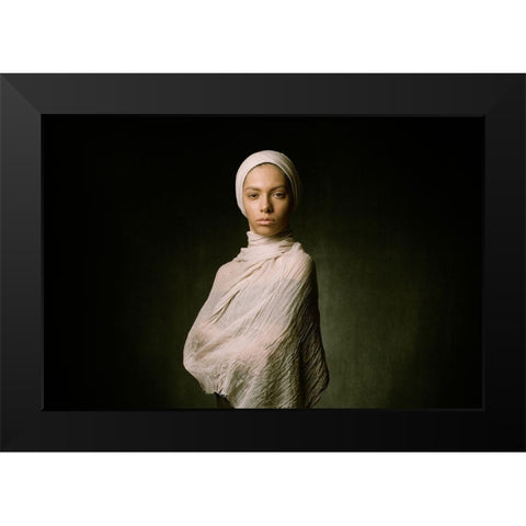 Ayda Black Modern Wood Framed Art Print by Mokhtari, Mehdi