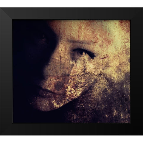 Out Of Nowhere Black Modern Wood Framed Art Print by Kovacevic, Mirjana