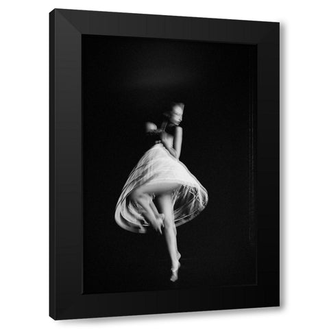 Dancing In The Light Black Modern Wood Framed Art Print by Bolgov, Ruslan