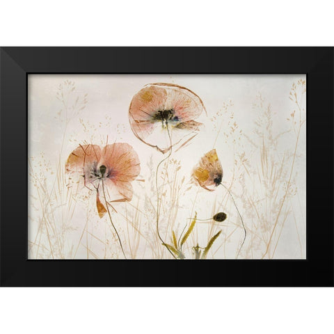 Light And Soft Black Modern Wood Framed Art Print by Talen, Nel