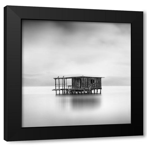 Floating Black Modern Wood Framed Art Print by Digalakis, George