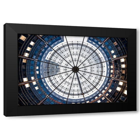 Polaris Black Modern Wood Framed Art Print with Double Matting by Marin, Rodrigo