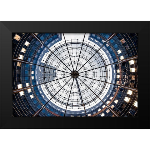 Polaris Black Modern Wood Framed Art Print by Marin, Rodrigo