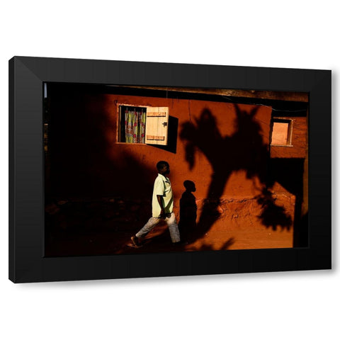 Rca Black Modern Wood Framed Art Print with Double Matting by Godinho, Luis